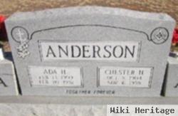 Chester H "check" Anderson