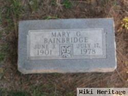 Mary G Bainbridge