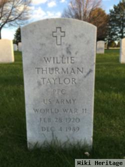 Willie Thurman Taylor