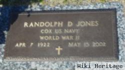 Randolph D Jones