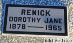 Dorothy Jane "jennie" Zink Renick