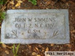 John W Simmons