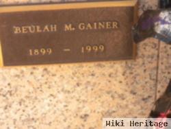 Beulah M Gainer