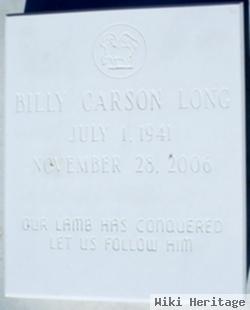 Billy Carson Long