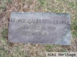 George Calbraith Clarke