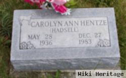 Carolyn Ann Hadsell Hentze