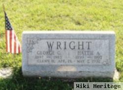 Hattie A Curran Wright