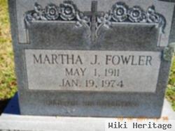 Martha J Fowler