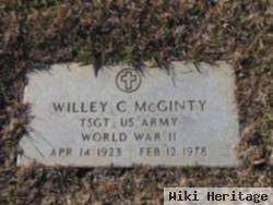 Willey C Mcginty