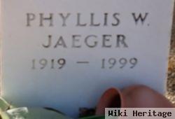 Phyllis W Jaeger