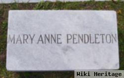 Mary Anne Pendleton