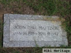 John Paul Mattison