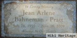 Jean Arlene Bahneman Pratt