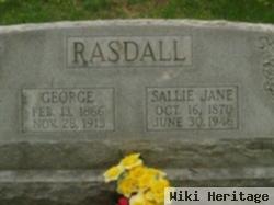 Sallie Jane Holeman Rasdall