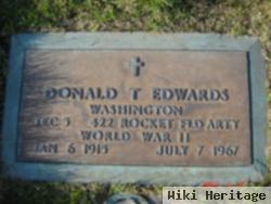 Donald T Edwards