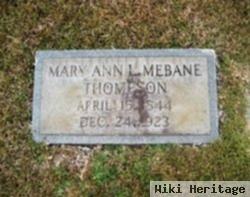 Mary Ann L. Mebane Thompson