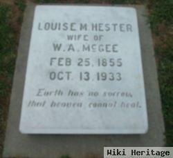 Louise Mary Hester Mcgee