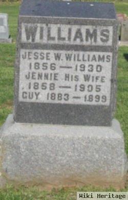 Nancy Jane "jennie" Casteel Williams