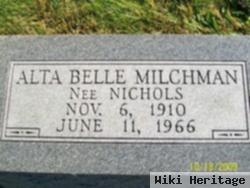 Alta Belle Nichols Milchman