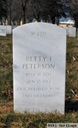 Betty I Peterson