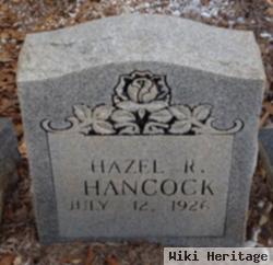 Hazel R "dede" Hamrick Hancock