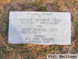 Arthur Monroe Stoy