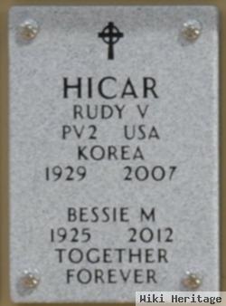 Pvt Rudy Valentine Hicar