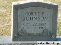 Cordie E. Johnson