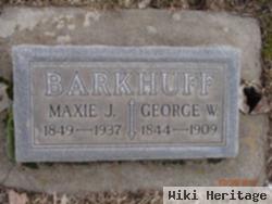 Maxie Jane Patterson Barkhuff