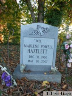 Gladys Marlene "wee" Hazelett Powell