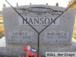 Margaret E Hanson