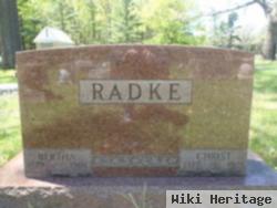 Bertha Schulz Radke