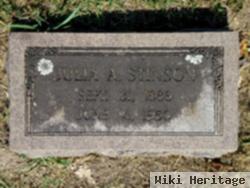 Julia A. Stinson