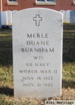 Merle Duane Burnham