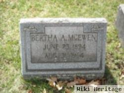 Bertha A. Mcewen