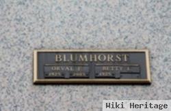 Orval F Blumhorst