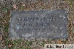 William Washington Nickels, Sr