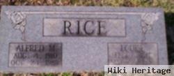 Alfred M Rice