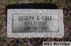 Joseph E Cole