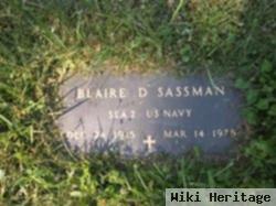 Blaire D. Sassman