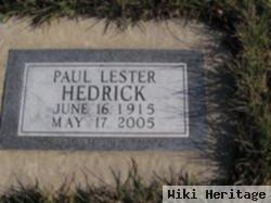 Paul Lester Hedrick