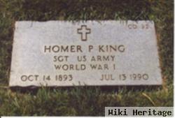 Homer P King