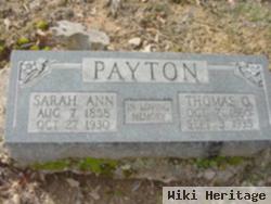 Sarah Ann Payton