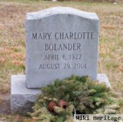 Mary Charlotte O'hara Bolander