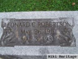 Leonard C Robertson