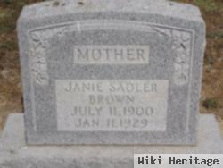 Janie Sadler Brown