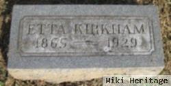 Etta Kirkham