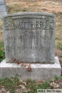 Jane Elizabeth Williams Moss