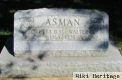 Walter C Asman