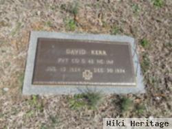 Pvt David Kerr